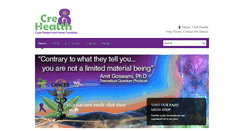 Desktop Screenshot of cre8-health.com